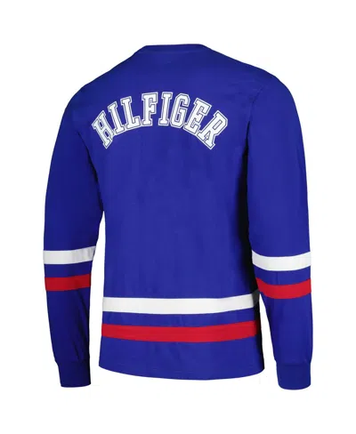 Tommy Hilfiger Men's Royal New York Giants Nolan Long Sleeve T-shirt In Blue