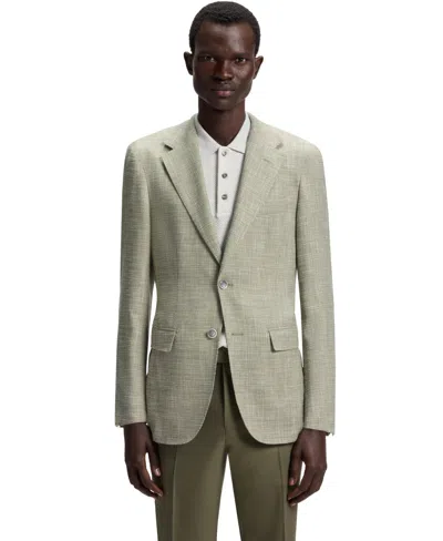 Hugo Boss Boss By  Men's Micro Pattern Regular-fit Blazer