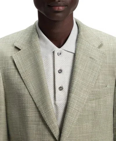 Hugo Boss Boss By  Men's Micro Pattern Regular-fit Blazer