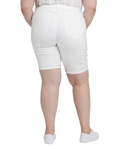 Nydj Plus Size Briella Roll Cuff Denim Shorts