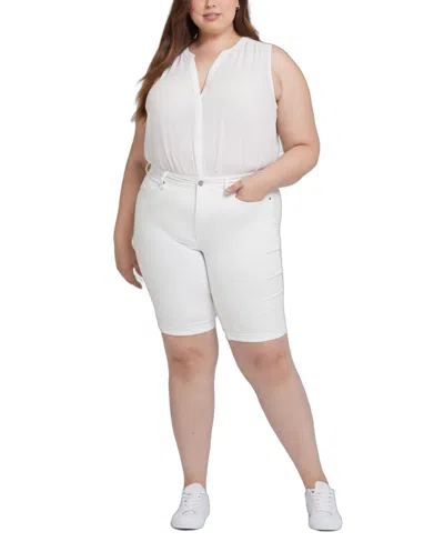 Nydj Plus Size Briella Roll Cuff Denim Shorts