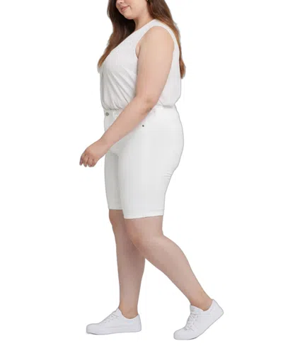 Nydj Plus Size Briella Roll Cuff Denim Shorts