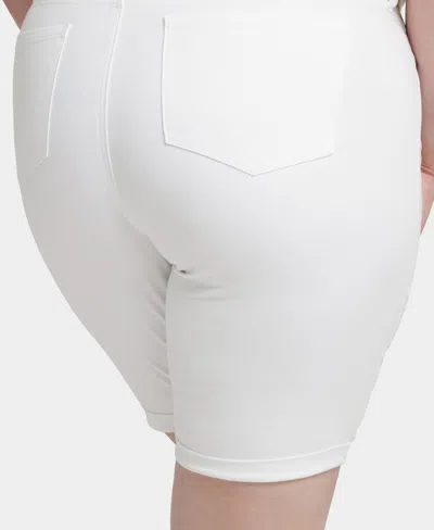 Nydj Plus Size Briella Roll Cuff Denim Shorts