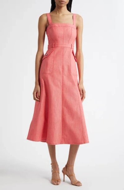 Cinq À Sept Malani A-line Dress In Pink