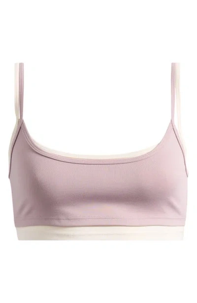 Pacsun Double Layer Active Bra In Pink