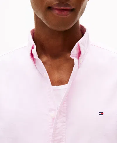 Tommy Hilfiger Men's Regular-fit Heritage Oxford Shirt In Pink