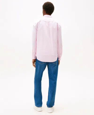Tommy Hilfiger Men's Regular-fit Heritage Oxford Shirt In Pink