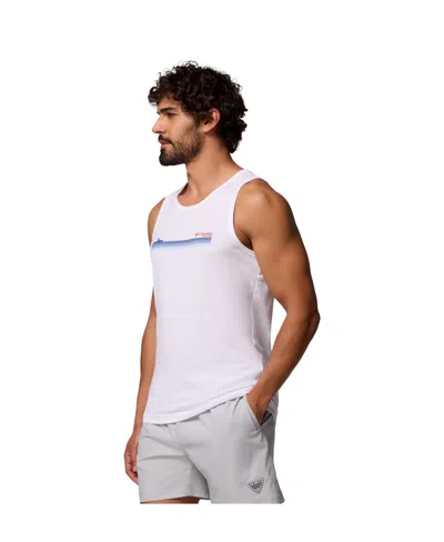 Columbia Men's Marsi Graphic Tank Top In White