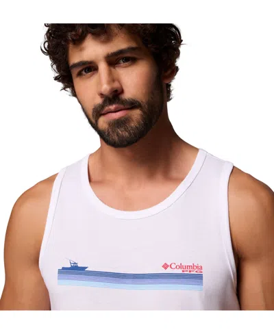 Columbia Men's Marsi Graphic Tank Top In White