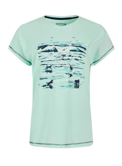 Weird Fish Beach Run Front Print Graphic T-shirt