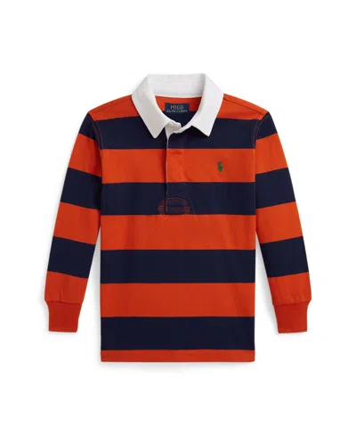 Polo Ralph Lauren Long-sleeve Rugby Shirt In Red