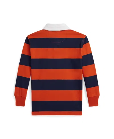 Polo Ralph Lauren Long-sleeve Rugby Shirt In Red