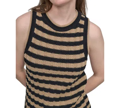 Dkny Jeans Petite Cotton Ribbed Sweater Tank Top