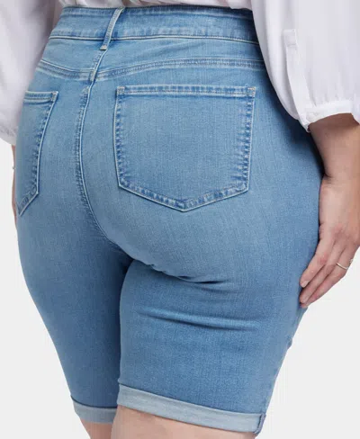 Nydj Plus Size Briella Roll Cuff Denim Shorts