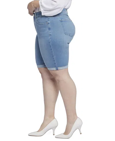 Nydj Plus Size Briella Roll Cuff Denim Shorts
