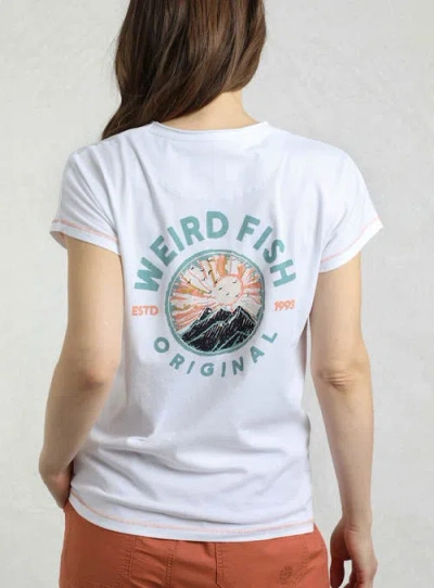 Weird Fish Sunset Summit Back Print Graphic T-shirt