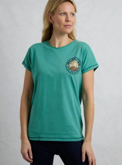 Weird Fish Sunset Summit Back Print Graphic T-shirt