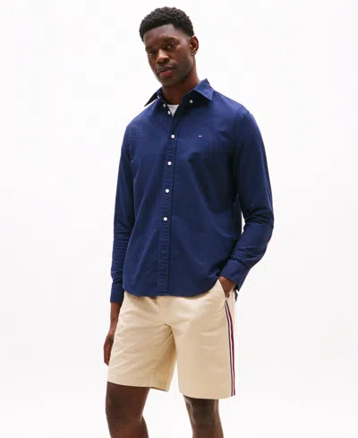 Tommy Hilfiger Men's Regular-fit Heritage Oxford Shirt In Blue