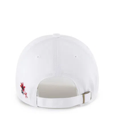 47 Brand Women's White Boston Red Sox Flower Power Clean Up Adjustable Hat