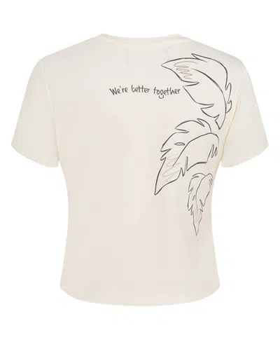 Freeze Max Women's Cream Lilo And Stitch Better Together Baby Doll T-shirt