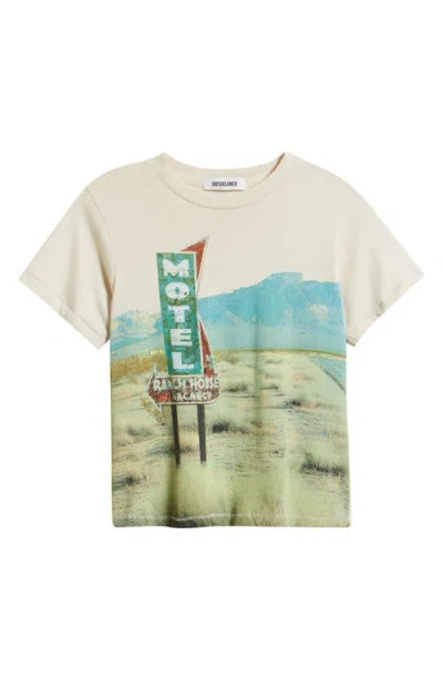 Daydreamer Ranch House Motel Cotton Graphic T-shirt