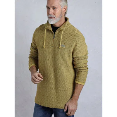 Weird Fish Cruiser 1/4 Zip Macaroni Sweatshirt
