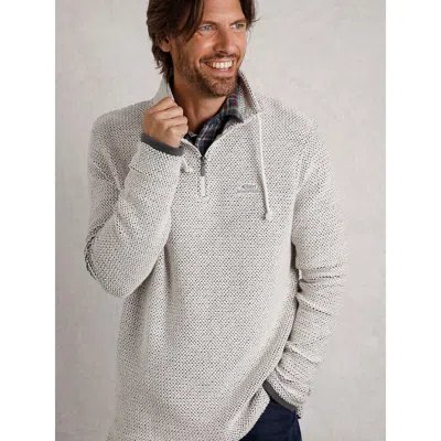 Weird Fish Cruiser 1/4 Zip Macaroni Sweatshirt