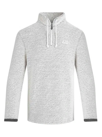 Weird Fish Cruiser 1/4 Zip Macaroni Sweatshirt
