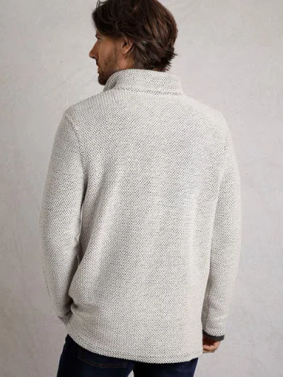 Weird Fish Cruiser 1/4 Zip Macaroni Sweatshirt