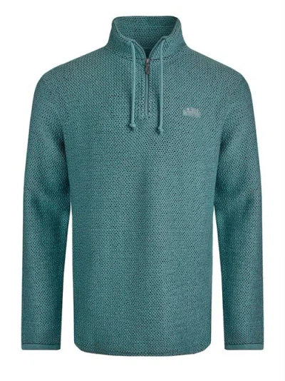 Weird Fish Cruiser 1/4 Zip Macaroni Sweatshirt