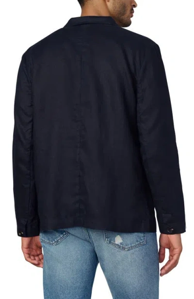 Joe's Hemingway Writer's Long Sleeve Camp Shirt In Black