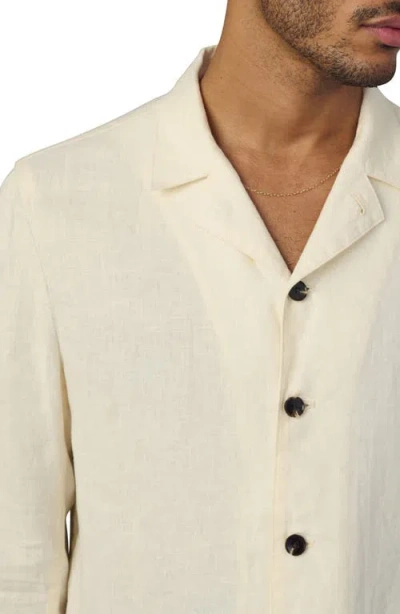 Joe's Hemingway Writer's Long Sleeve Camp Shirt In Neutral
