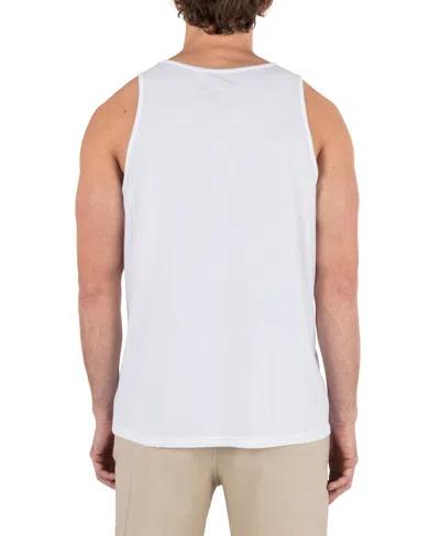 Hurley Men's Linear Palm Tank Top In White