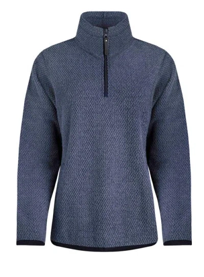 Weird Fish Odina 1/4 Zip Zig Zag Fleece