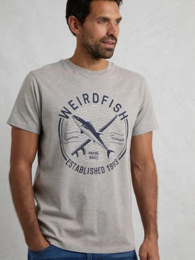 Weird Fish Hudson Front Print Branded T-shirt