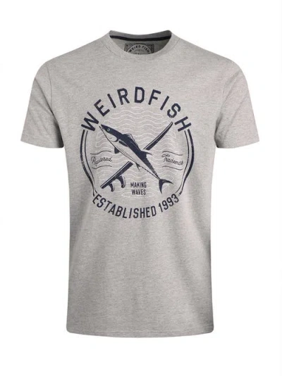 Weird Fish Hudson Front Print Branded T-shirt