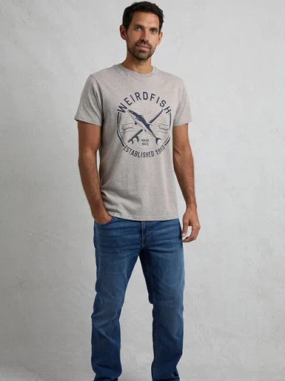 Weird Fish Hudson Front Print Branded T-shirt