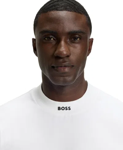 Hugo Boss Boss By  Men's Stretch-cotton Relaxed-fit T-shirt In Multi