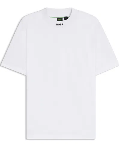 Hugo Boss Boss By  Men's Stretch-cotton Relaxed-fit T-shirt In Multi