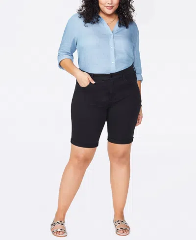 Nydj Plus Size Briella Roll Cuff Denim Shorts
