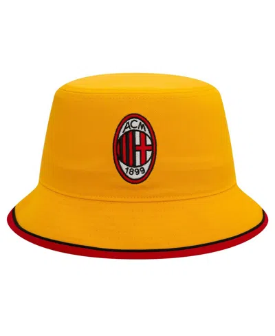 New Era Men's Yellow Ac Milan 2011 Bucket Hat