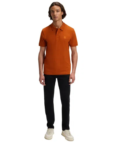 Hugo Boss Extra-slim-fit Stretch-cotton Shirt With Logo Tape