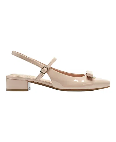 Bandolino Women's Adana Bow Block Heel Slingback Pumps