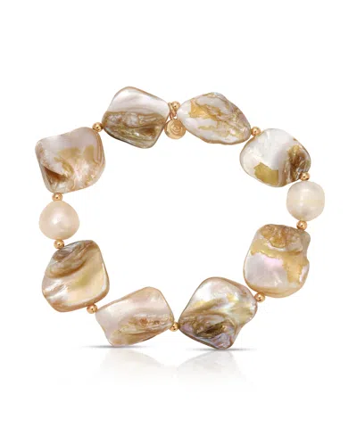 Ettika True Shell Stretch Bracelet Set