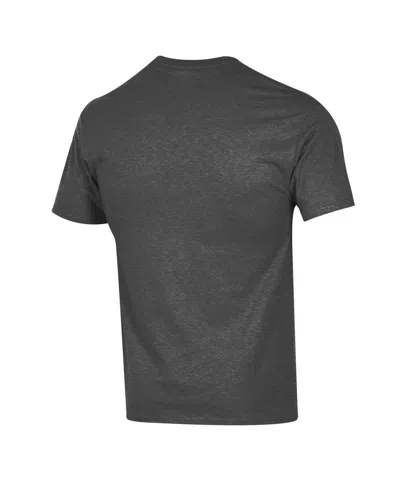 Champion Men'sâ Heather Charcoal Ohio State Buckeyes Arch Over Logo T-shirt In Animal Print