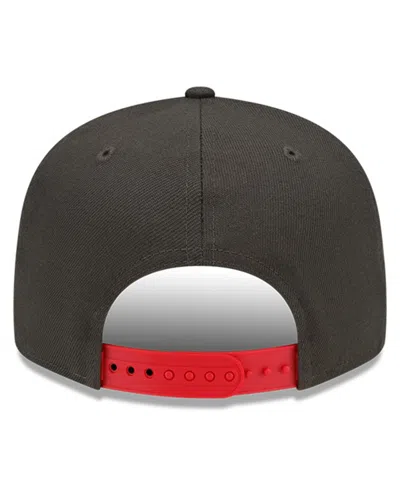 New Era Men's Pewter/red Tampa Bay Buccaneers 50th Anniversary Side Patch 9fifty Snapback Hat
