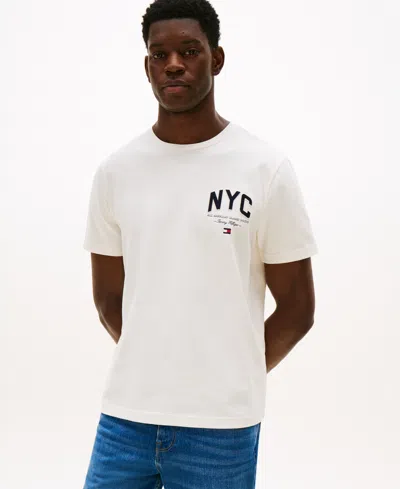Tommy Hilfiger Athleisure Print T-shirt In Neutral