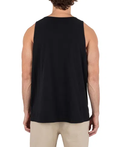 Hurley Men's Linear Palm Tank Top In Black