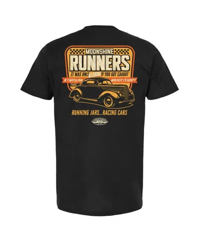 Checkered Flag Sports Men's Black Nascar Moonshine Runners T-shirt