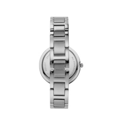Fossil Women's Karli Three-hand, Silver-tone Alloy Watch